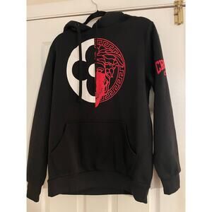 Crooks and Castles Black graphic pullover hoodie size medium